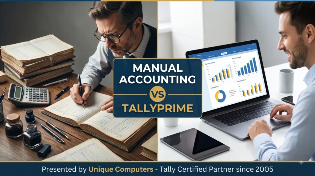Manual Accounting Vs TallyPrime