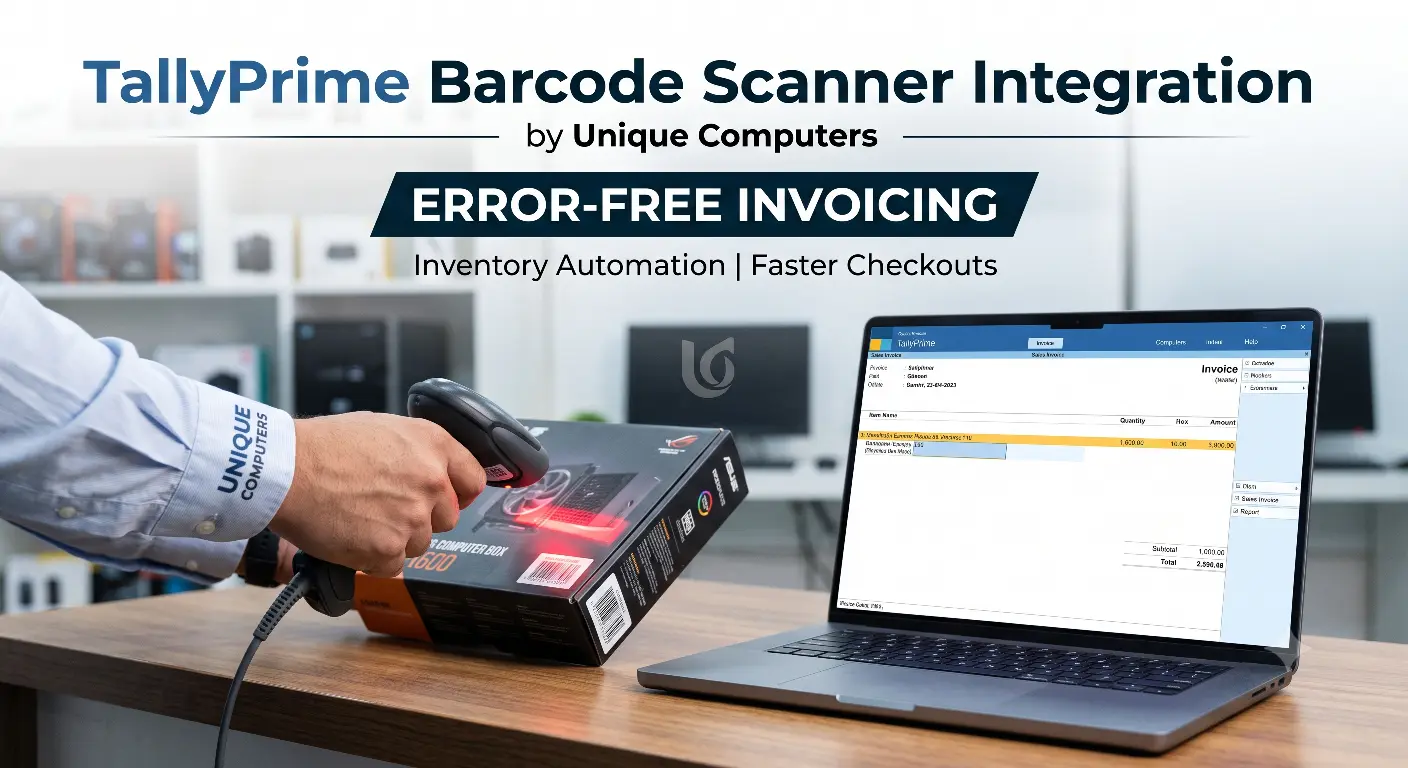 TallyPrime Barcode Scanner Integration
